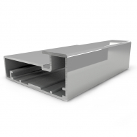 Профіль рамковий Е-4 L=5,5 м, хром, Elite