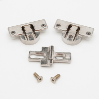 Средняя петля для складной двери, с регулировкой оси вращения, под запрессовку (1001955)