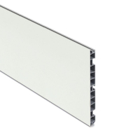 Цоколь пластиковий Scilm H=100 мм, L=3000 мм, білий матовий