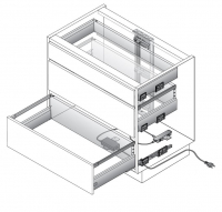 Комплект Easys на 1 модуль (3 шухляди) Hettich (11311)
