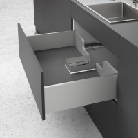 П- подібна стінка для шухляди під мийку, сталь, білий (9278344)