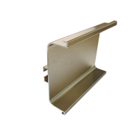 Gola Профіль C д/фасаду без ручки L=5м- латунь фактура