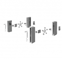 Комплект адаптерів DesignSide для InnoTech Atira, H176, антрацит (9196322)