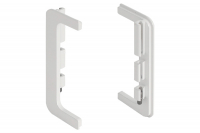 Gola Заглушка профілю С білий (лів+прав)