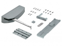 Механізм Push to move для лівих дверей WingLine L, потужний до 25 кг, стулка до 600 мм, сірий (9238052)