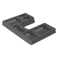 Організація шухляди з вирізом під мийку OrgaTray 510 для AvanTech YOU / ArciTech, NL350+, KB550+, пластик, антацит (9207047)