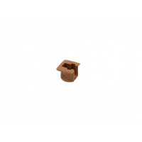 Полицетримач Flipper для полиць від 14 мм, коричневий, Italiana Ferramenta