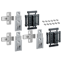 Комплект середніх петель швидкого монтажу, з регулюванням, для WingLine L, сірий, 3 шт. (9339496)