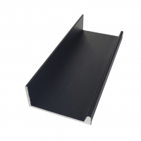 Профіль-ручка U-9  L=5м (чорний фактура)