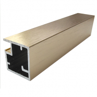 Профіль рамковий Е-1 L=5,5 м, латунь фактура, Elite