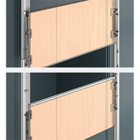 Комплект фурнітури Vertico Synchro, накладне навішування, 500 – 600 мм, довжина 2500 мм (20388)