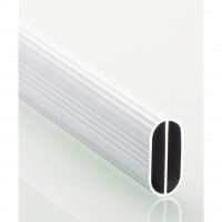 Гардеробна штанга овальна, 30х15, L3000, анодована, срібляста (9079590)