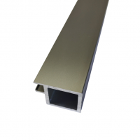 Профіль рамковий Е-5 L=5,5 м, для фасадів з прихованими завісами, шампань, Elite