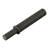 Толкатель Magnet Strong, врезной, L=20 мм, чорный, Hettich