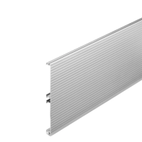 Цоколь алюмінієвий Scilm H=150 L=4100, крупнорифлений