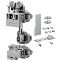 Комплект фурнітури WingLine L v2.0 для правих дверей, 25 кг, з пружиною, з нижнім елементом, сірий (9339344)