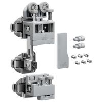 Комплект фурнітури WingLine L v2.0 для лівих дверей, 25 кг, без пружини, з нижнім елементом, сірий (9339357)