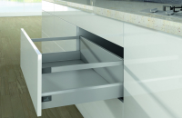 Комплект шухляди ArciTech H=218мм L=450мм, з 1 релінгом, боковина 94 мм, з дотягувачем, срібло (18360)