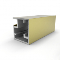 Профіль рамковий Е-1 L=5,5 м, золото матове, Elite