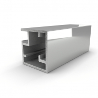 Профіль рамковий Е-1 L=5,5 м, хром, Elite