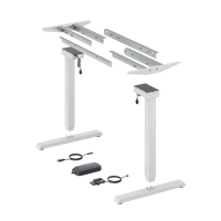 Комплект стола Steelforce Pro 300 slim, з електрорегулюванням висоти, білий (9309794) Hettich