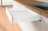 Комплект шухляди Atira H=70мм L=470мм, повного висування, Push to open Silent, білий (17506)