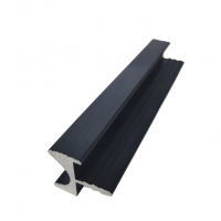 Врізний профіль-ручка UKW 4 18мм L=5м чорний фактура, Elite