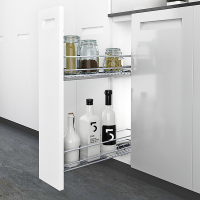 Карго LARIO 100 2-рівневий, в ширину корпус 150 мм, хром (9381018) Hettich