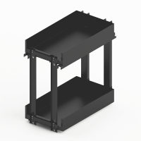 Карго LARIO 200 2-рівневий, в ширину корпус 400 мм, антрацит (9381029) Hettich