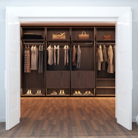 Комплект Wardrobe WingLine 230 для лівої та правої двері, 4 створки, в білому кольорі