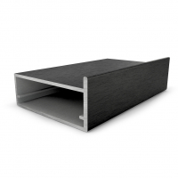 Профіль рамковий Е-11 L=5,5 м, чорний фактура, Elite