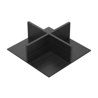 Перегородка OrgaStore 270, W214 x L220 x H75 мм, лакований бук, антрацит (9316556)