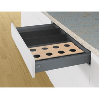 OrgaStripe профіль 1100мм, чорний (9203254) Hettich