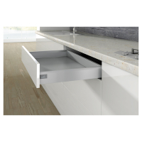 Комплект шухляди ArciTech H=126мм L=500мм, боковина 126 мм, з дотягувачем, срібло (14194)