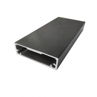 Профіль рамковий Е-7 L=5,5 м, підсилюючий, чорний фактура, Elite