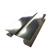 Кут регульований для цоколя ПВХ Scilm, H=100 мм, дзеркальний