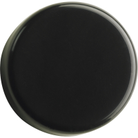 Заглушка петли Intermat 9904 для стекла, Тип А, черная (70051)