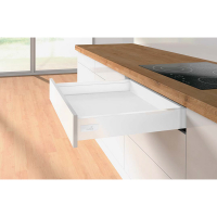Комплект шухляди Atira H70 L470 повного висування, Push to open, білий (18500) Hettich