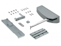 Механізм Push to move для правих дверей WingLine L, середній до 12 кг, стулка до 450 мм, сірий (9238101)