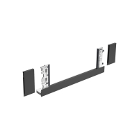 Боковина Inlay AvanTech YOU (під скло), висота 187 мм, NL 600 мм, антрацит, права (9257170) Hettich