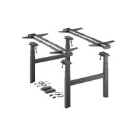Комплект стола Steelforce Pro 670 SLS Bench, з електрорегулюванням висоти, чорний (9311398) Hettich