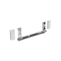 Боковина Inlay AvanTech YOU (під скло), висота 187 мм, NL 550 мм, білий, ліва (9257153) Hettich