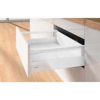 Комплект шухляди Atira H=176мм L=470мм TopSide скло, часткового висування, з дотягувачем, білий (14071)