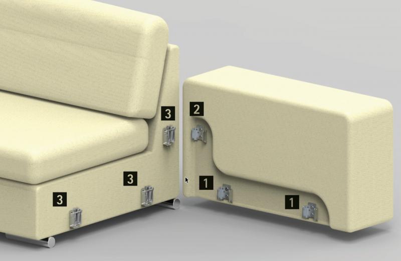 Розумно розділяйте та збирайте м’які меблі. CoFix від Hettich Розумно розділяйте та збирайте м’які меблі. CoFix від Hettich