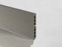 Цоколь пластиковий Scilm H=150 мм, L=4000 мм, нержавіюча сталь