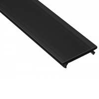 Профіль д/стрічки LED розсіювач, чорний