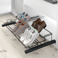 Висувна рама для взуттєвої полиці, регульована ширина 450 - 650, антрацит (9352744) Hettich