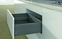 Комплект шухляди ArciTech H=186мм L=500мм, з надставкою TopSide, боковина 94 мм, з дотягувачем, антрацит (16361)