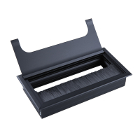 Заглушка під дроти 80/160 чорний - Точка Опори