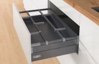 Поперечний релінг OrgaStore 410 для Atira, L= 2000 мм, антрацит (9194616) Hettich